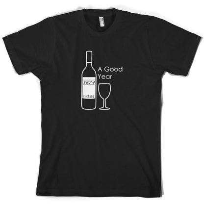 Vintage 1974 A Good Year T Shirt