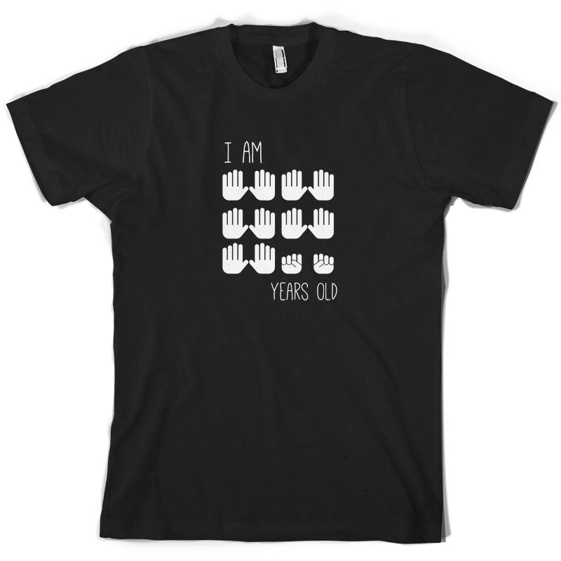 I Am 50 Years Old (Hands) T Shirt