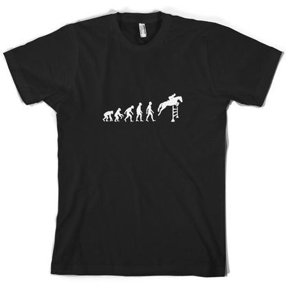 Evolution Of Man Show Jump T Shirt