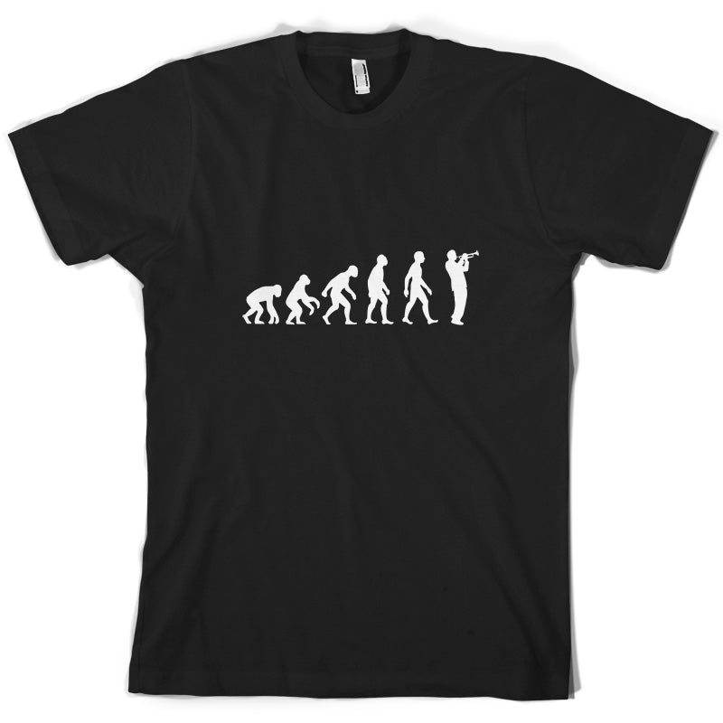 Evolution of Man Trumpet Player T Shirt