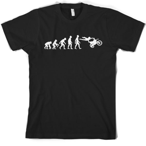 Evolution of Man Motocross T Shirt