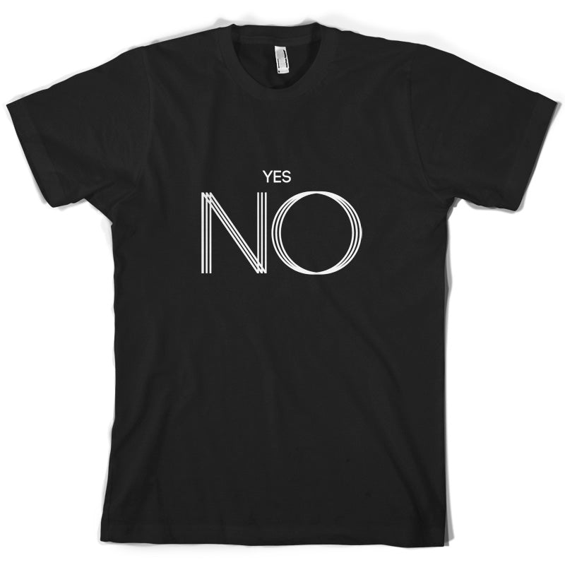 Yes No T Shirt