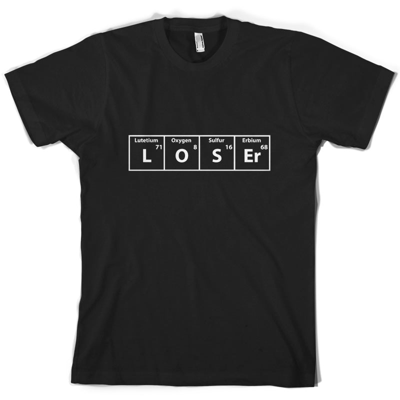 Loser Periodic Table T Shirt