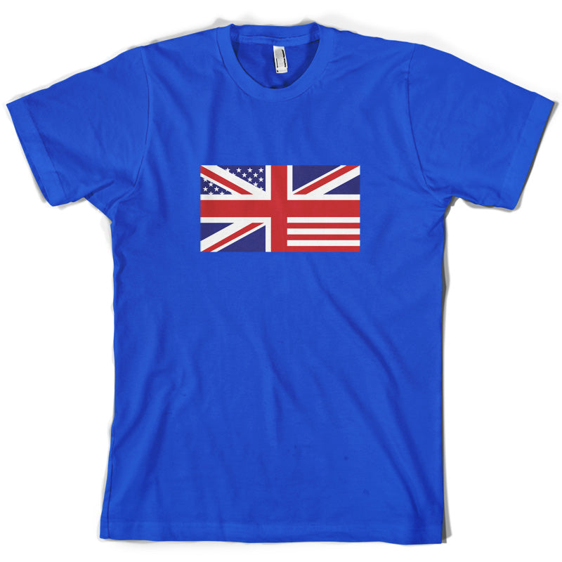 Union Jack US Flag T Shirt