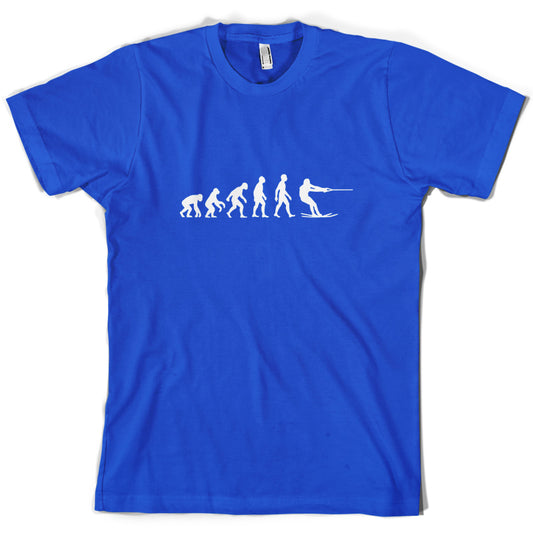 Evolution of Man Waterski T Shirt