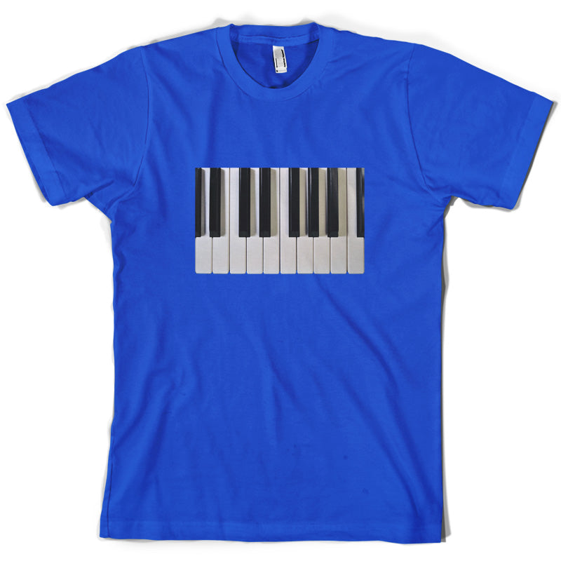 Piano Keys Colour T Shirt