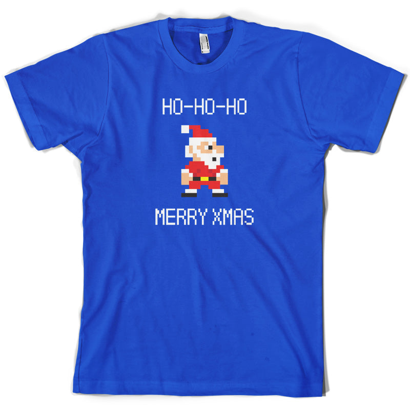 8 Bit Santa Pixel T Shirt