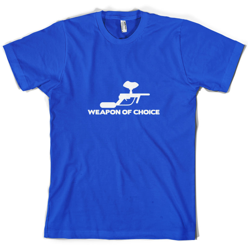 Weapon Of Choice Paintball T Shirt