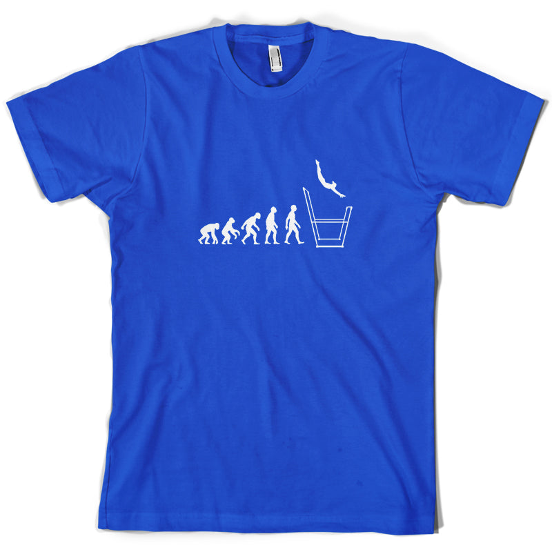 Evolution Of Man Uneven Bars T Shirt