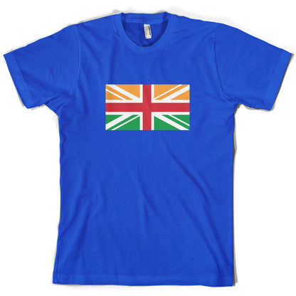 Indian Union Jack Flag T Shirt