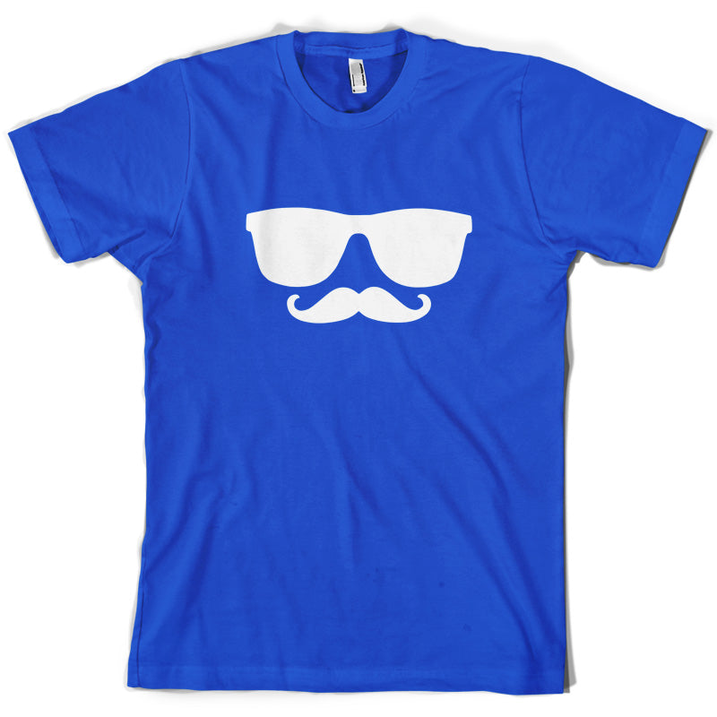 Moustache Glasses T Shirt