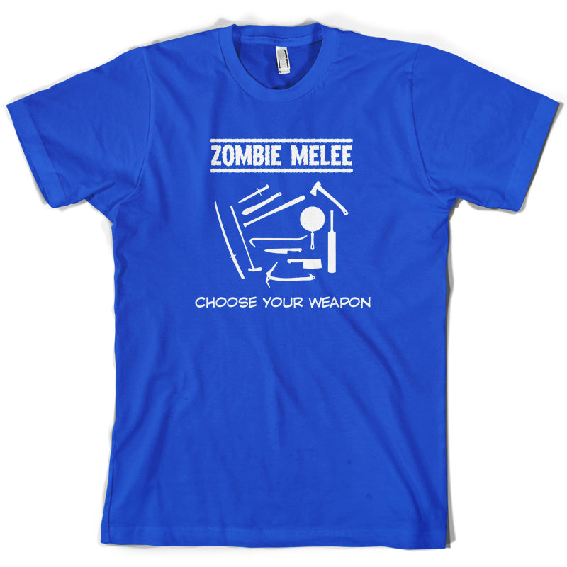 Zombie Melee Choose Your Weapon T Shirt