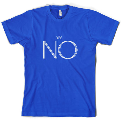 Yes No T Shirt