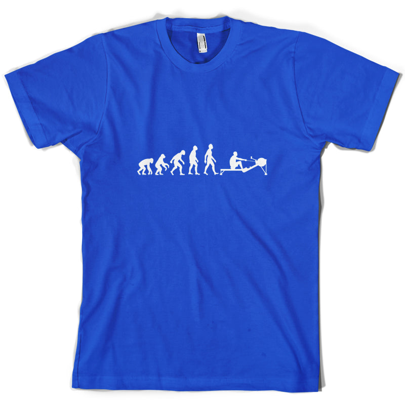 Evolution Of Man Rowing Machine T Shirt