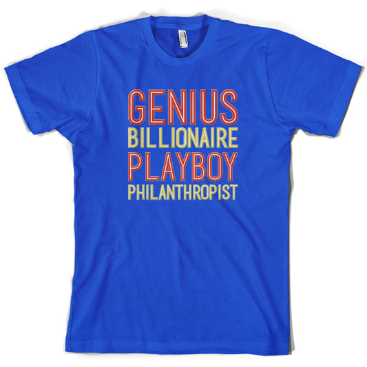 Genius Billionaire Playboy Philanthropist T Shirt