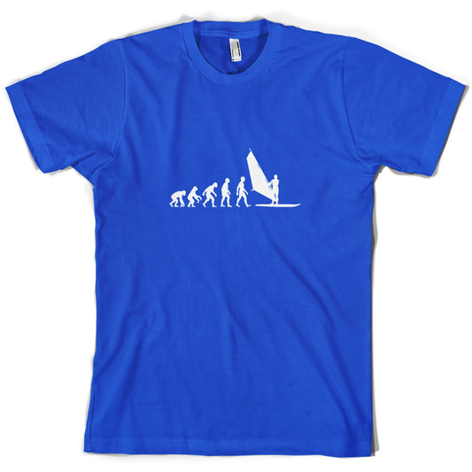 Evolution Of Man WindSurfing T Shirt