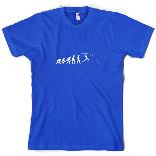 Evolution Of Man Pole Vault T Shirt