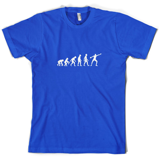 Evolution Of Man Discus T Shirt