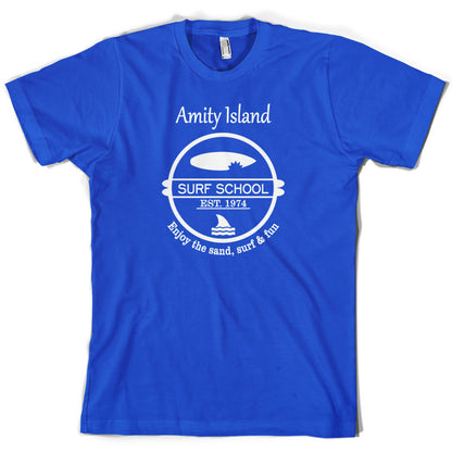 Amity Island Surf School Est.1974 T Shirt