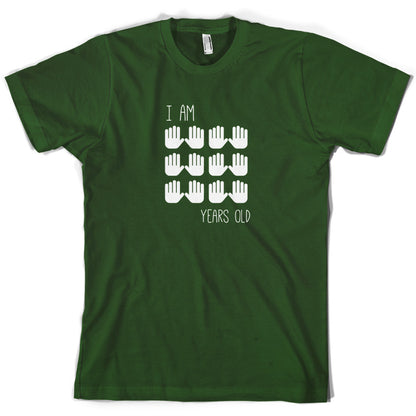 I Am 60 Years Old (Hands) T Shirt