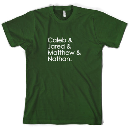 Caleb & Jared & Matthew & Nathan T Shirt