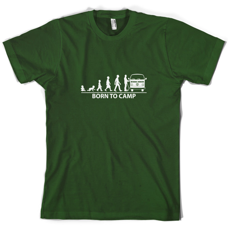 Born To Camp (Bay Window) T Shirt