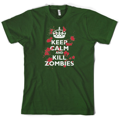 Keep Calm and Kill Zombies T Shirt