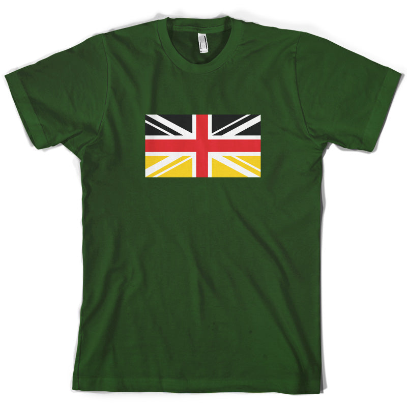 German Union Jack Flag T Shirt