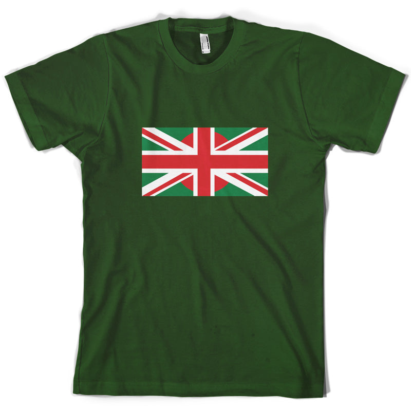 Bangladesh Union Jack Flag T Shirt