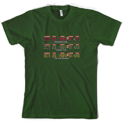 Deloreon Time Machine Circuits T Shirt