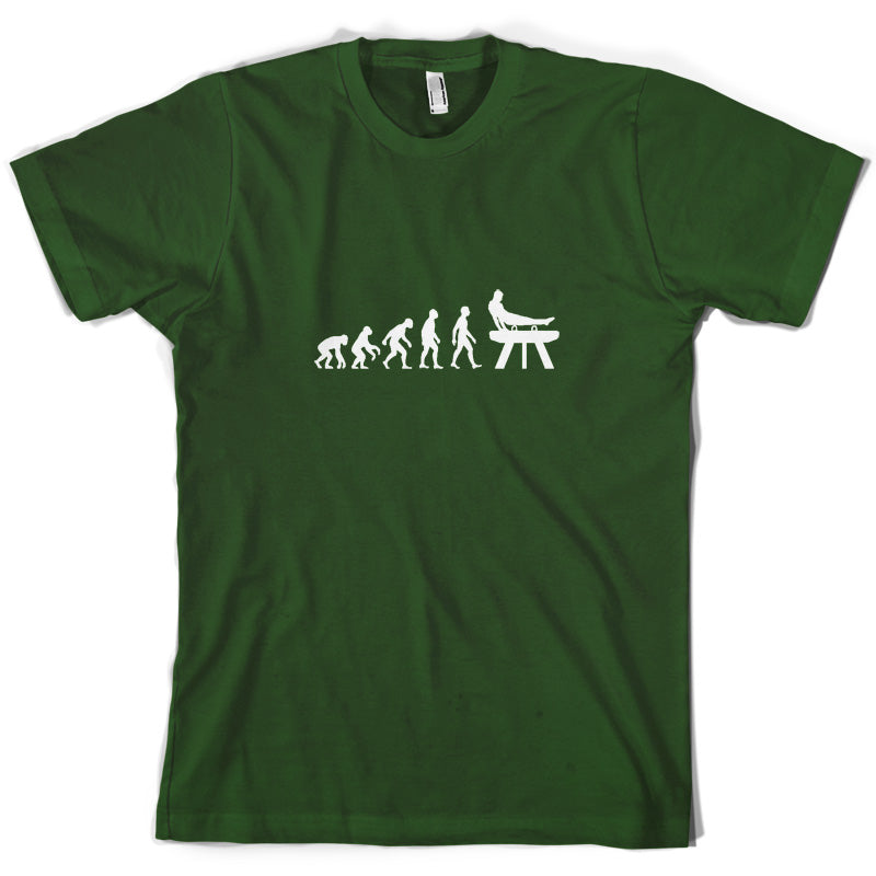 Evolution Of Man Pommel Horse T Shirt