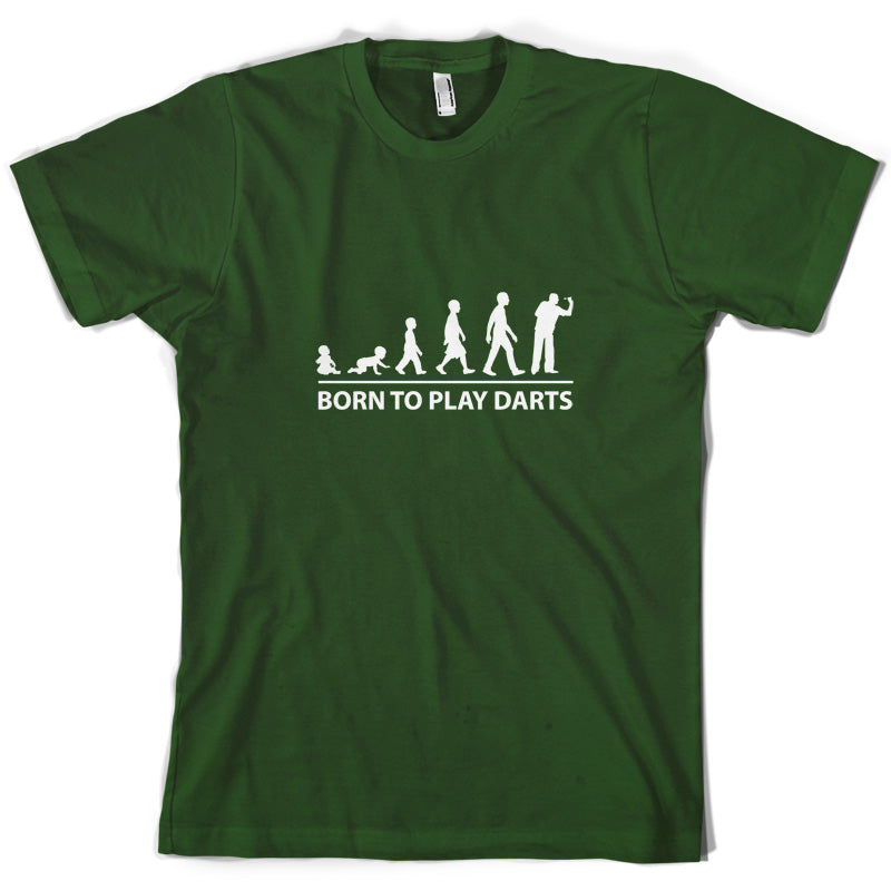 Born To Play Darts T Shirt
