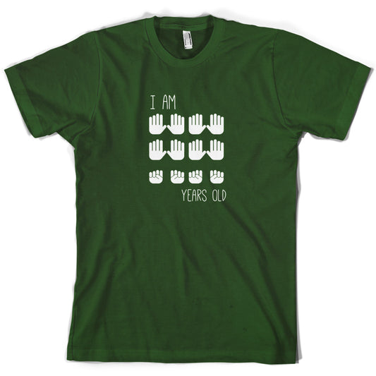 I Am 40 Years Old (Hands) T Shirt