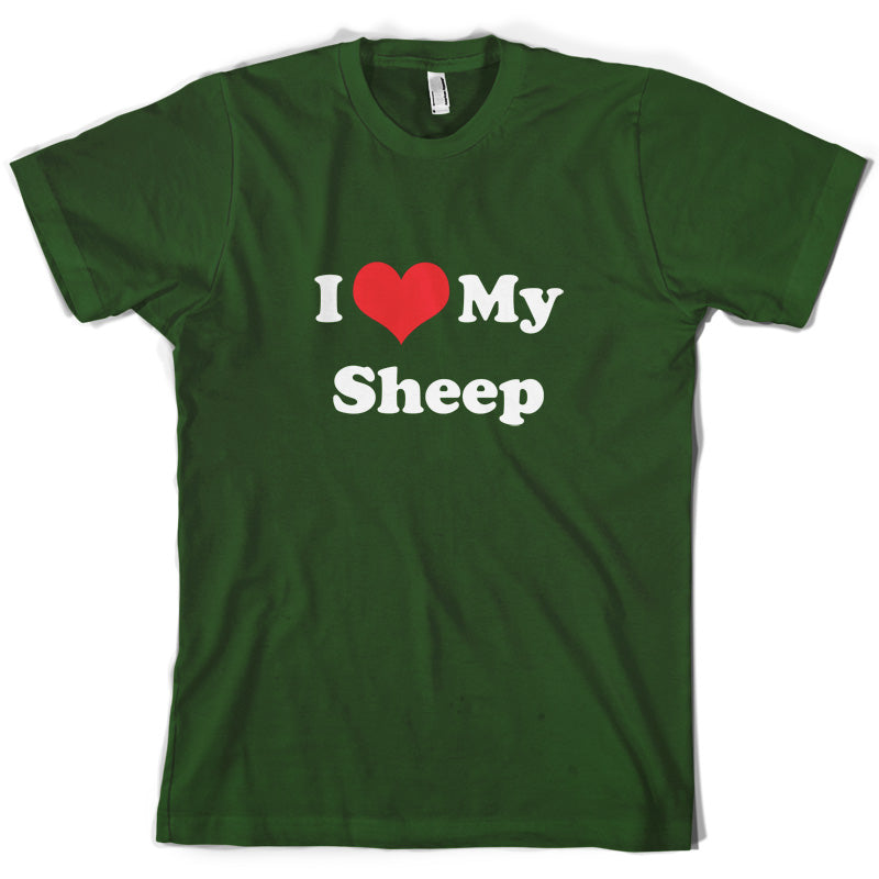 I Love My Sheep T Shirt