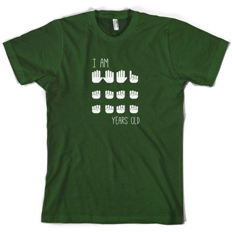 I Am 16 Years Old (Hands) T Shirt