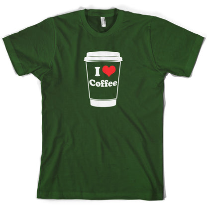 I Love Coffee T Shirt