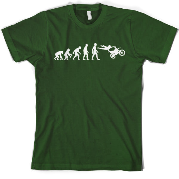 Evolution of Man Motocross T Shirt