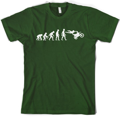 Evolution of Man Motocross T Shirt