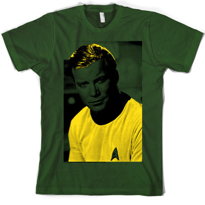 'Halftone' Kirk Star Trek T Shirt