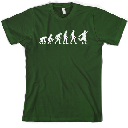 Evolution of Man Football T Shirt