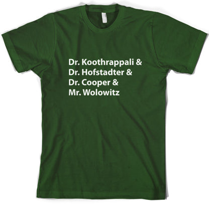 Dr Dr Dr Mr T Shirt