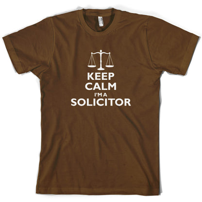 Keep Calm I'm A Solicitor T Shirt