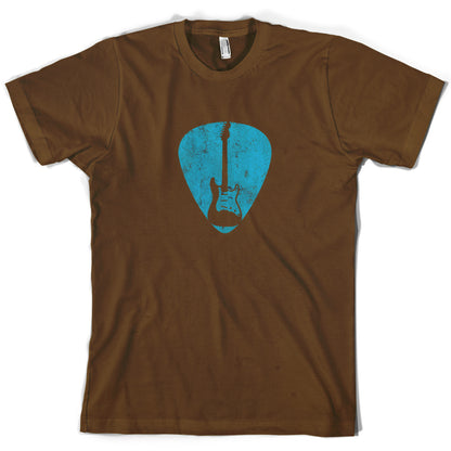 Guitar Pick Full Silhouette T Shirt