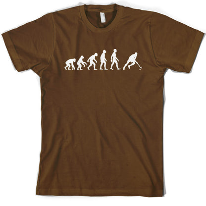 Evolution of Man Field Hockey T Shirt