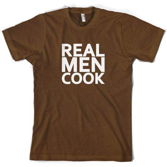 Real Men Cook T Shirt