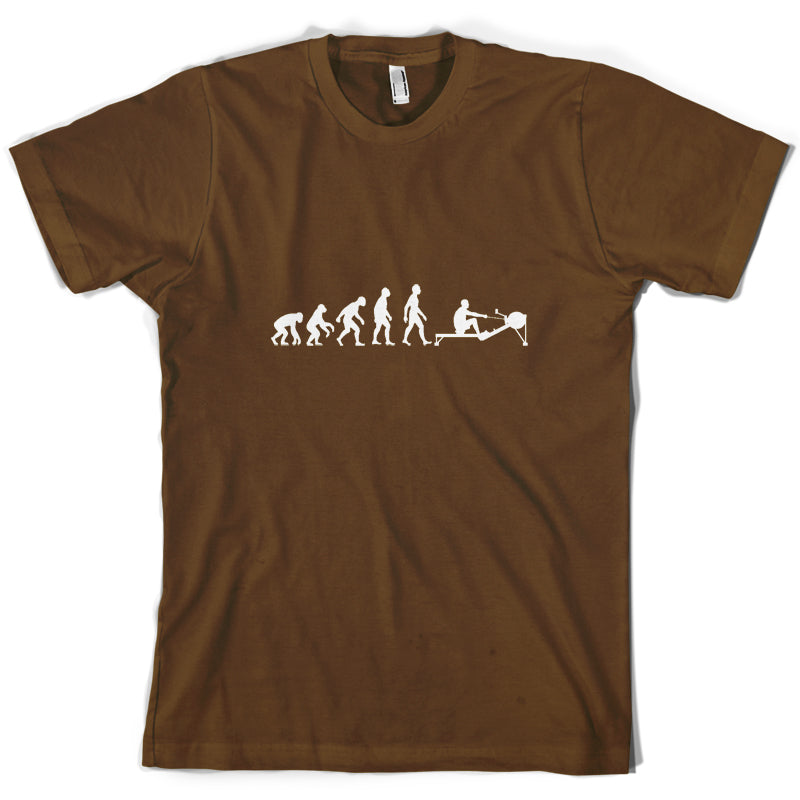 Evolution Of Man Rowing Machine T Shirt