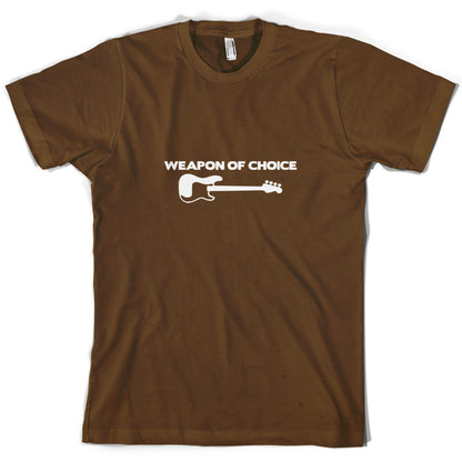 Weapon Of Choice Bass Guitar T Shirt