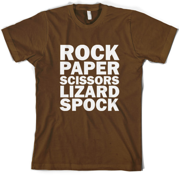 Rock paper scissors lizard spock T Shirt