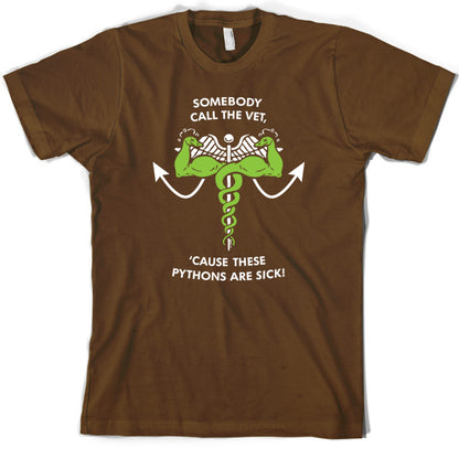 Call the Vet - These Pythons are Sick! T Shirt