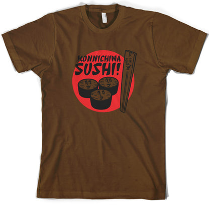 Konnichiwa Sushi T Shirt